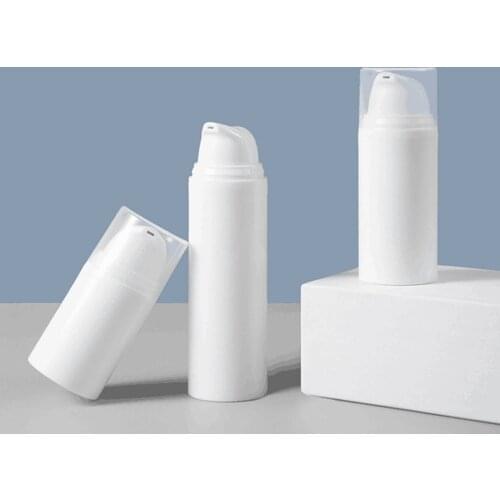 15ML white plastic airless bottle with penguins head shape pump lotion/emulsion/serum/foundation/skin care cosmetic packing