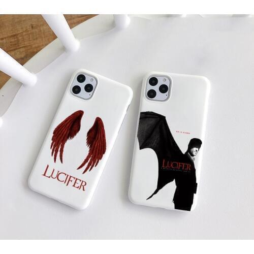 American TV Degenerate angel Lucifer color TPU soft phone case For iphone SE X XR XSMax 7 8 Plus 11 PRO MAX 12mini 12pro cover