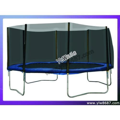 Household exercise sport trampoline bed with safety net