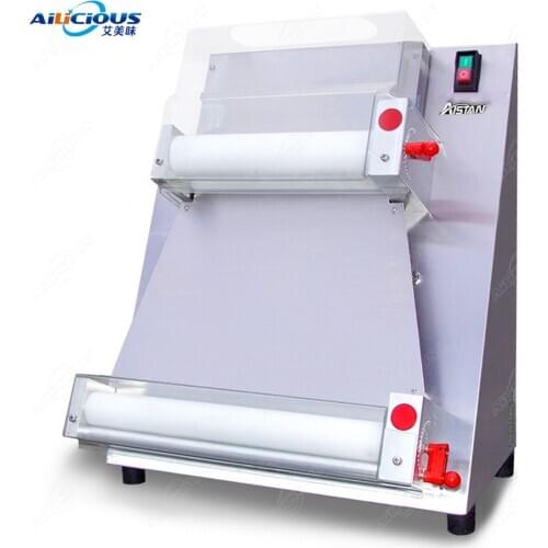 DR3S Automatic electric pizza dough roller machine sheeter for home use,small dough roller pizza rolling machine 220V 110V