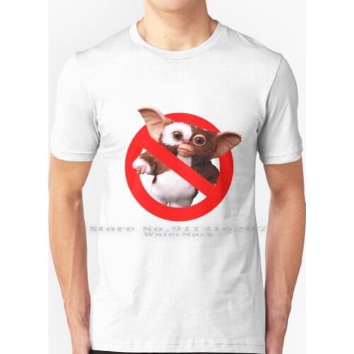 No Gizmos T Shirt 100% Pure Cotton Gremlins Gremlin Gizmo No Gizmos Ban Trouble Cheeky Vintage Film Eighties 1980s Nineties