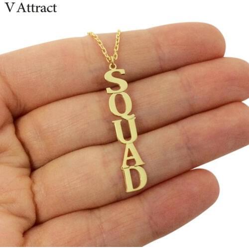 Custom Jewelry Vertical Name Necklace Personalized Nameplate Necklaces Women Men Goth Jewelry Rose Gold Collane Bridesmaid Gift