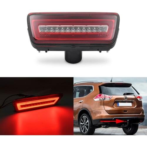 For Infiniti EX35 EX37 J50 3-in-1 Led Rear Fog Backup Reverse Brake Light Kits For Nissan X-Trail T32 Rouge Juke Tiida