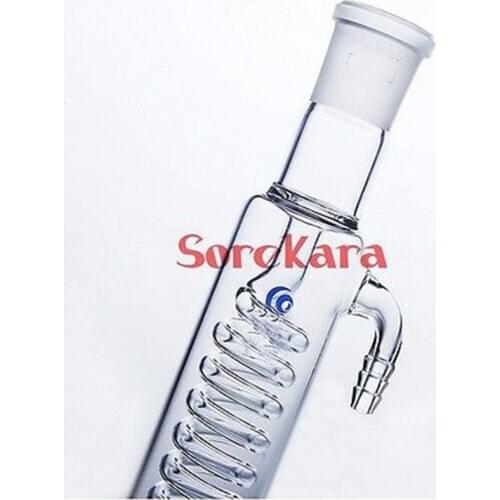 200mm Graham Condenser with Coiled Innner Tube 24mm Standard Ground Mouth Used For Distillation Unit Lab Use