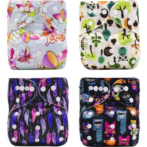Washing Baby Best Pocket Cloth Diapers Waterproof Newborn Diaper Pats Reusable One Size Nappy Cover For 0-2 Years Old Baby