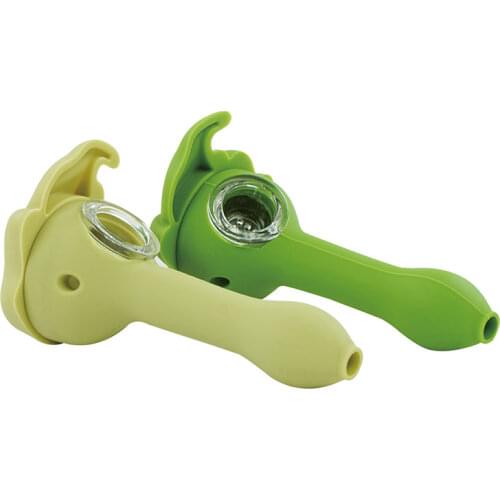 Novelty Silicone Smoking Pipe Cartoon Filter Cigarette Holder Unique Tools Tobacco Herb Accessories