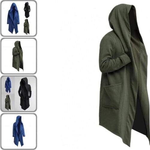 Solid Color Fashionable Solid Color Long Sleeve Men Jacket Leisure Coat Warm for Stage Show