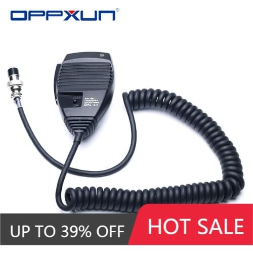 OPPXUN Radio Microphone EMS-53 8pin DTMF Handheld Mic for Alinco DR-03 DR-06 DR-135 DR-235 DR-435 DR-635 Radio