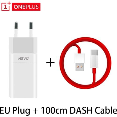 Oneplus 7 Dash Charger Original One Plus 6 6t/5t/5/3t/3 Smartphone 5V/4A Fast Charge Usb Wall EU Power Adapter Usb Type C Cable
