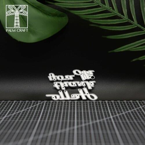 Letters Metal Die Cutting Dies Stencil Scrapbooking DIY Album cards Stamp Paper Crafts Embossing Cuts knife mould blade