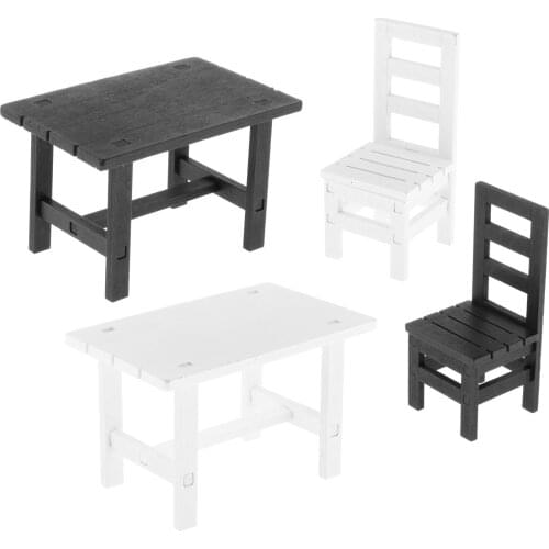 1/6 Scale Chair Desk Furniture Assembled Model for 12" Figures Dollhouse