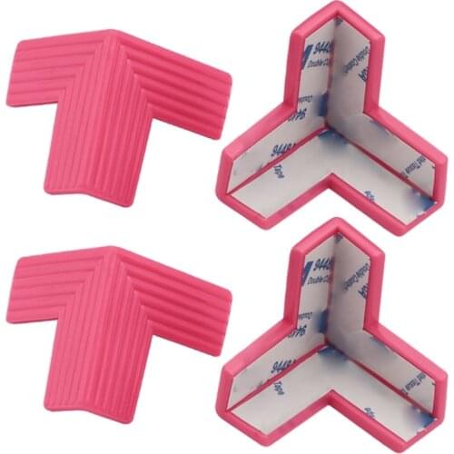 4 Pcs/Set Table Desk Corner Guard Edge Anticollision Guards Soft Silicone Baby Safe Corner Protector for Newborn Infants Kids Se