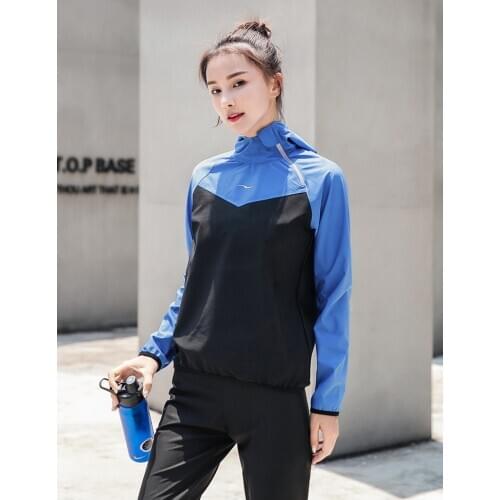 Womens Sauna Sweat Suit Track Weight Loss Slimming Fitness Gym Exercise Training Jacket With Hood, Pants