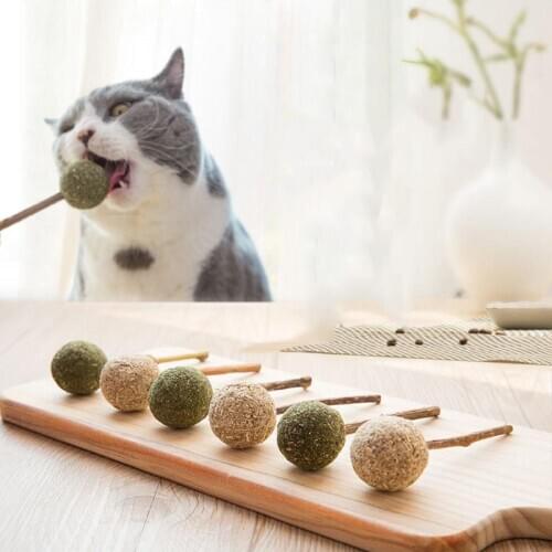 1pc Creative Cat Catnip Toy Funny Natural Teeth Cleaning Toy Rattan Stick Cat Chew Toys Pet Supplies Cat Favors