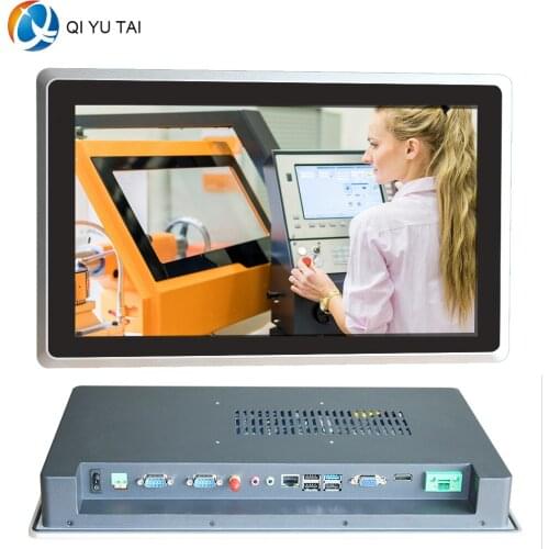 15.6" panel pc industrial embedded computer i3 7100u/i5 7200u 4g ram 32g ssd hd-mi/vga/rs232/lan for windows 10