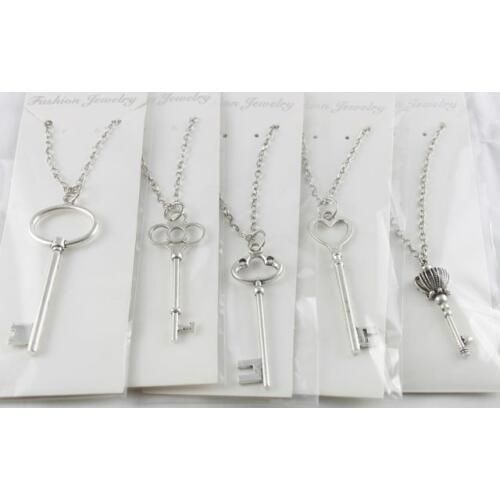 15Pcs Mix lots of Large Key Pendant Necklaces #20014