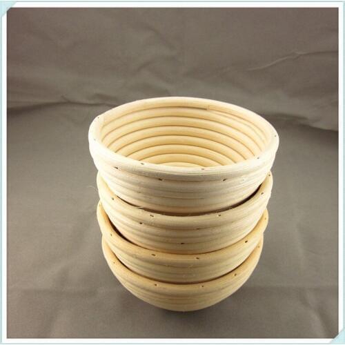 2pcs 13 x 6cm Banneton Brotform Small Round Dougn Bread Proofing Proving Basket Free P&P