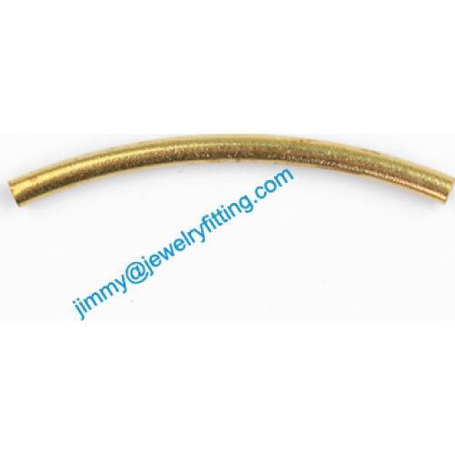 2013 Jewelry findings Bent Tubing tube spacer for jewelry making bracelet necklace 2*30mm
