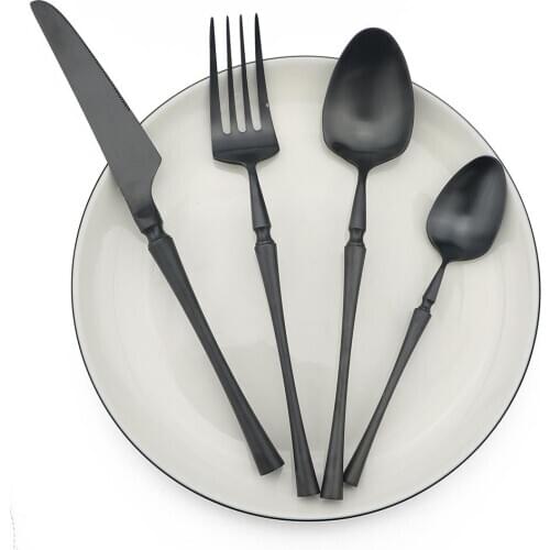 4 Western-style 304 waist titanium household western tableware stainless steel steak cutlery set in stock