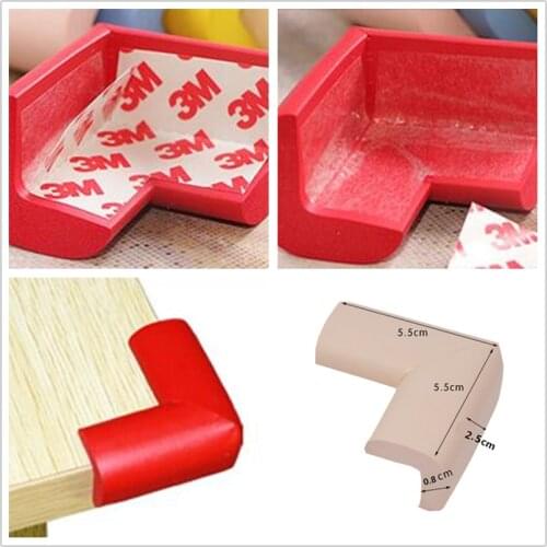 8Pcs/lot 55*55mm Children Protection Corner Soft Table Desk Children Safety Corner Baby Safety Edge Guards baby protection