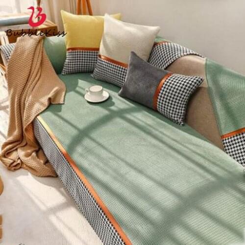 Bubble Kiss Sofa Cover Modern Minimalist Thicken Soft Fabric Anti-Slip And Non-Deformed Home Living Room Decoration Couch Cover