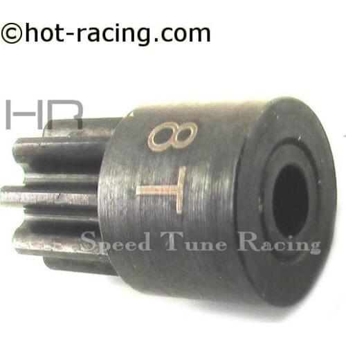 HOT RACING Steel Motor Gear 32P 3.175 Hole 8T~22T (hardened)