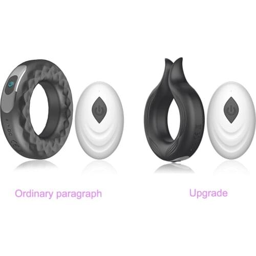 Vibrator Cock Ring Delay Ejaculation Stronger Reusable Male Time Delay Ring Penis Sex Toys For Men Rings Male masturbator USB