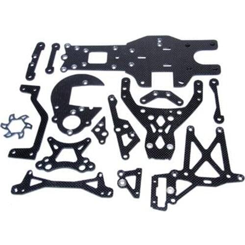 Carbon fiber lightweight kit for ROVAN ROFUN KM HPI BAJA 5B 5T 5SC