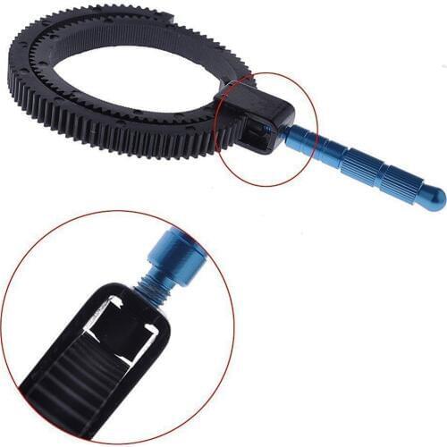 Mcoplus Camera Ring Lens Adapter Aluminum Alloy Grip Camcorder Adjustable Rubber Follow Gear Rings Belt For DSLR Camera