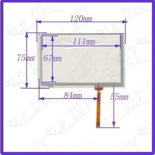 Wholesale 10pcs/lot ZXYS HR4 8889S01 5inch resistance screen for GPS CAR this is compatible welding type HR48889S01