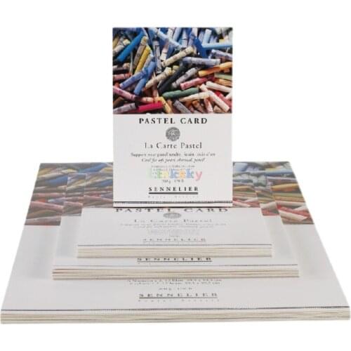 Sennelier La Carte Pastel Pad, 2 Sheets of 6 Colors,Unsurpassed performance for pastel, charcoal or pencil drawings