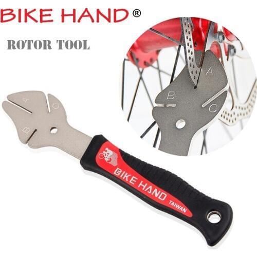 BIKE Hand MTB Road Bike Disc Brake Rotor Flattening Tool Brake Disc Adjuster Bike Correction Tools