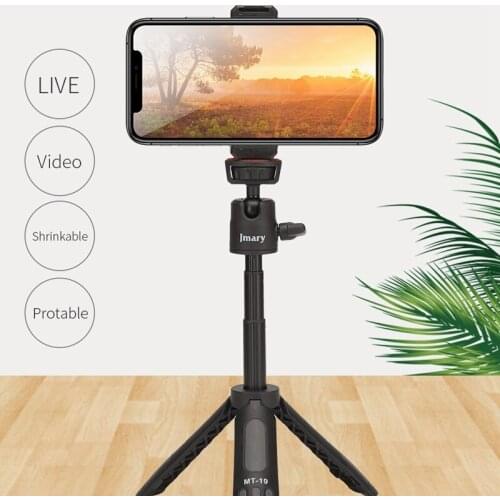 JMARY Phone Tripod,360 degree Rotation Phone Holder Portable Live Photo Tripod for Vlogging/Live Streaming