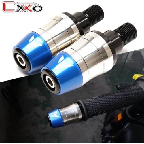 Motorcycle Heavy stainless Handlebar Grips Bar Ends plug For YAMAHA MT07 MT 07 MT 09 MT09 MT10 TRACER 700/CT 900/GT