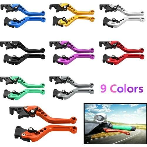 Hot 1Pair Alloy Motorcycle CNC Motorcycle Clutch Drum Brake Lever Handle Brake Handle Universal Fit for Motorbike Modification