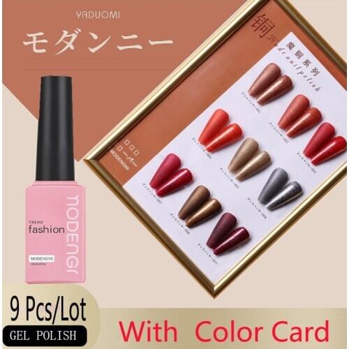 15ml Nail Gel Polish High Quality Nail Art Salon Tips 9 Hot Sale Color Soak off Organic UV LED Nail Gel Varnish Nail Art Tools