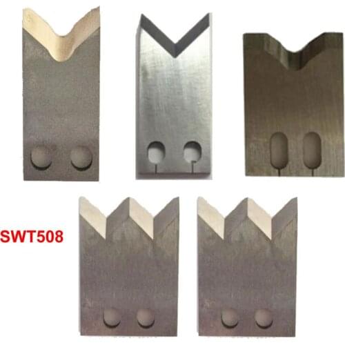 2pcs/set Steel Knife Blades Cutter for SWT508 Series SWT508C SWT508E SWT508MAX SWT508-NX2 SWT508JE Stripping Cutting Machine