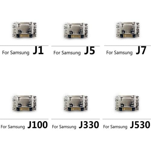 2PCS Mic USB Charging Port Connector Board Flex Cable Replacement Parts For Samsung J5 J7 J330 J530 J730 J1 J100 J500