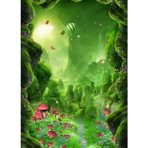 3d photo wallpaper customize 3d floor tiles Forest trail wallpapers for living room floor vinyl living room decoration