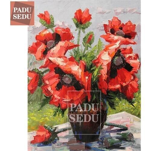 5d Diy Diamond Embroidery Cross Stitch Icons Flowers Sale Diamond Mosaic Painting Full Set Square Pictures Rhinestones Beads Art