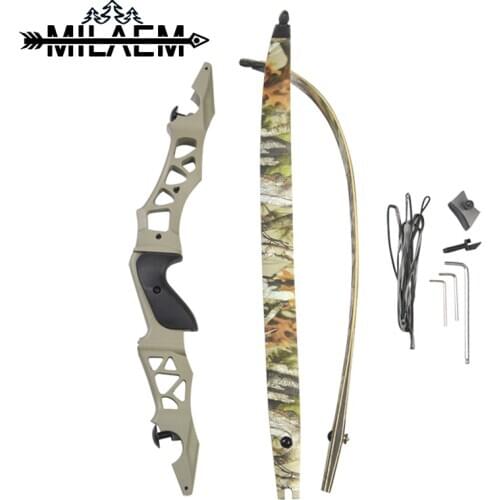 64 inch ILF Recurve Bow 30/35/40/45/50/55/60 lbs Right Hand Takedown Bow Outdoor Archery Shooting Training Hunting Accessories