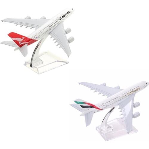 Airlines Airplane Model Airbus 380 Airways 16cm Alloy Metal Plane Model W Stand Aircraft M6-039 Model Plane