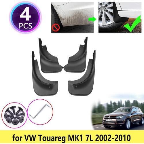 Mudguards Mudflap Fender Flaps Splash Accessories for VW Volkswagen Touareg MK1 7L 2002 2003 2004 2005 2006 2007 2008 2009 2010