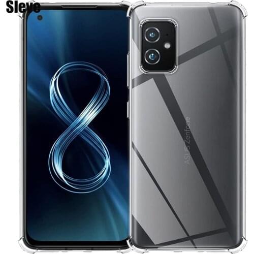 Case For Zenfone 8 ZS590KS Reinforced Corners Shockproof Soft TPU Airbag Cover For Asus Zenfone 8 Flip ZS672KS