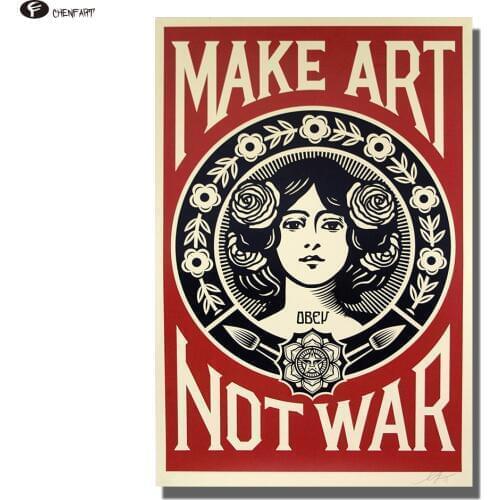 CHENFART Canvas Painting Charles Chaplin Portrait Posters and Prints Oil Picture for Living Room Home Decor