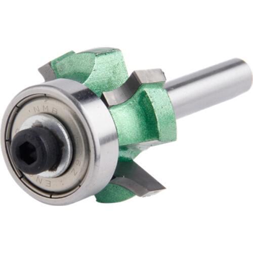 Woodworking Milling Cutter 1/4*R3 Trimmer Edge 4 Teeth Trimming Knife Wood Router Bit Woodworking Tools