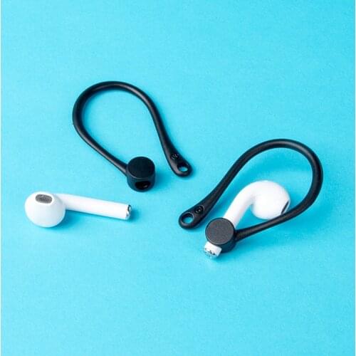 2PCS/Set Earhooks Anti Lost Earing Holder Anti-drop Mini Bluetooth Headset Cover Anti-drop For Apple Air pods Ear Hooks Holder