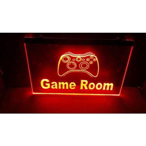 Game room beer bar pub club 3d signs LED Neon Light Sign man cave