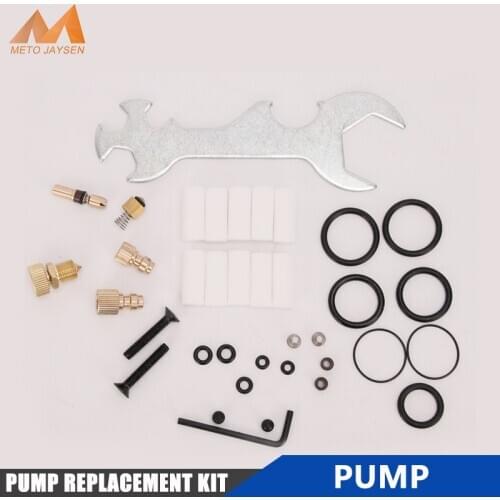 High Pressure Pump Replacement Kit Spare Parts Fix Box Copper Piston Wrench Bleeder Screw Air Pump Accessories Kits 37pcs/set