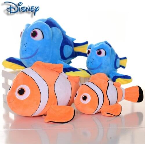 30-40cm Original Disney Finding Nemo 2 Nemo Clownfish Dolly Plush Doll Girl Birthday Christmas Gift Doll